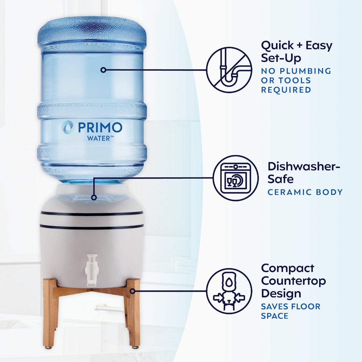 Primo Water Ceramic Body Countertop Water Dispenser Image 3