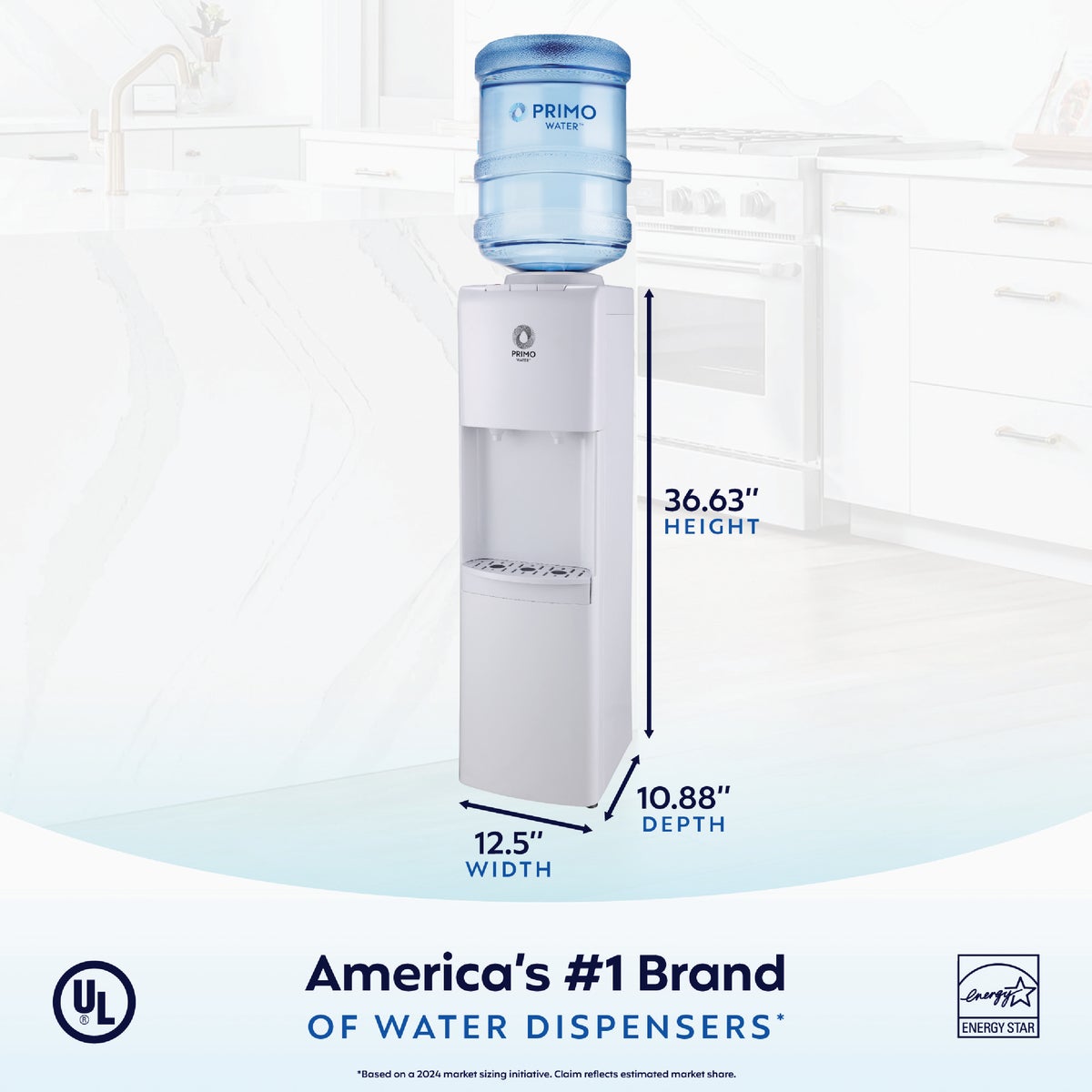 Primo Water Top Loading Classic 2 Temp Water Dispenser Image 5