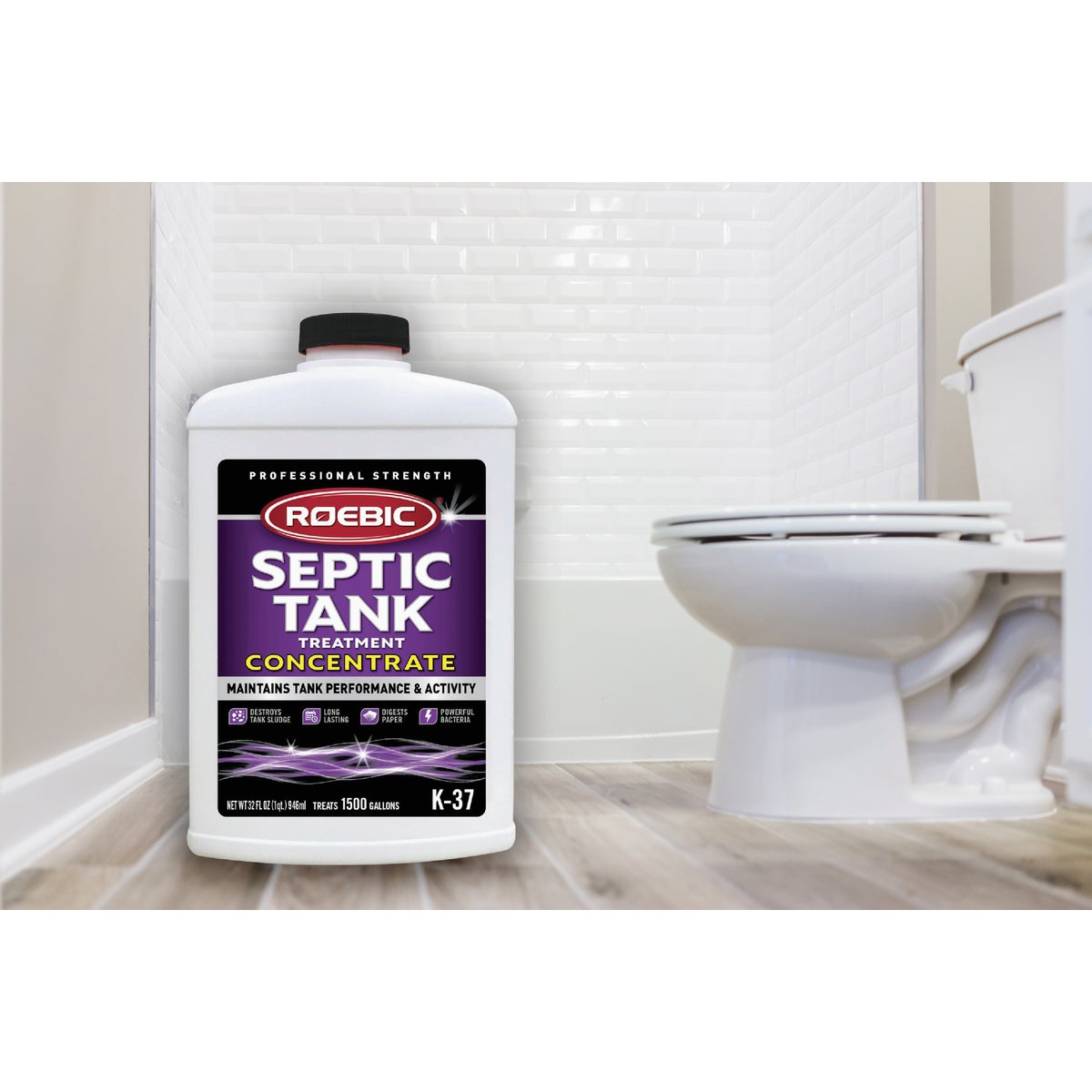 Roebic K-37 1 Qt. Concentrate Septic Tank Treatment Image 2