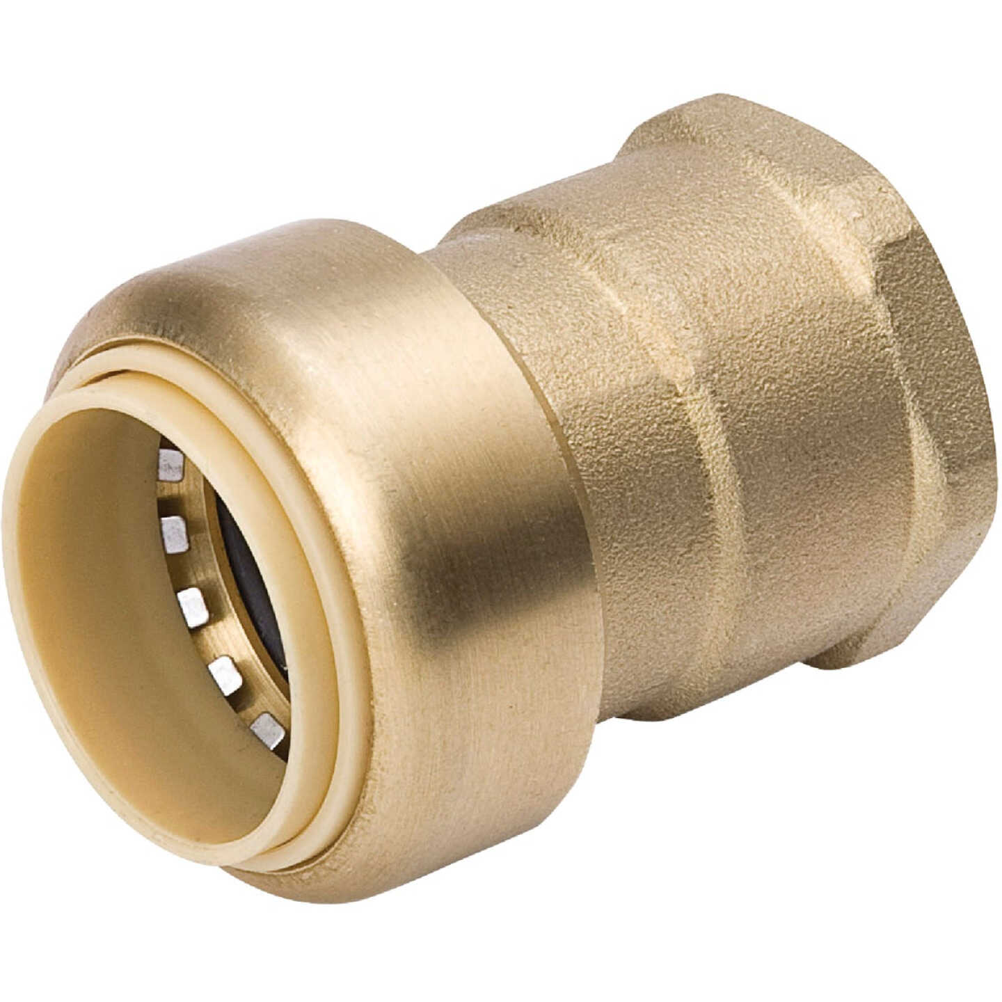 ProLine 1 In. PF x 1 In. FIP Brass Push Fit Female Adapter Image 1