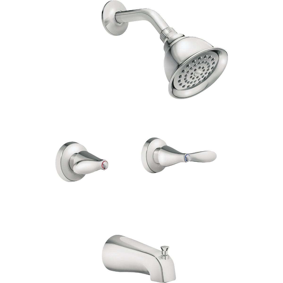 Moen Adler 2-Handle Lever Tub and Shower Faucet, Chrome
