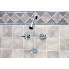 Home Impressions Chrome 2-Handle Metal Lever Tub & Shower Faucet Image 2