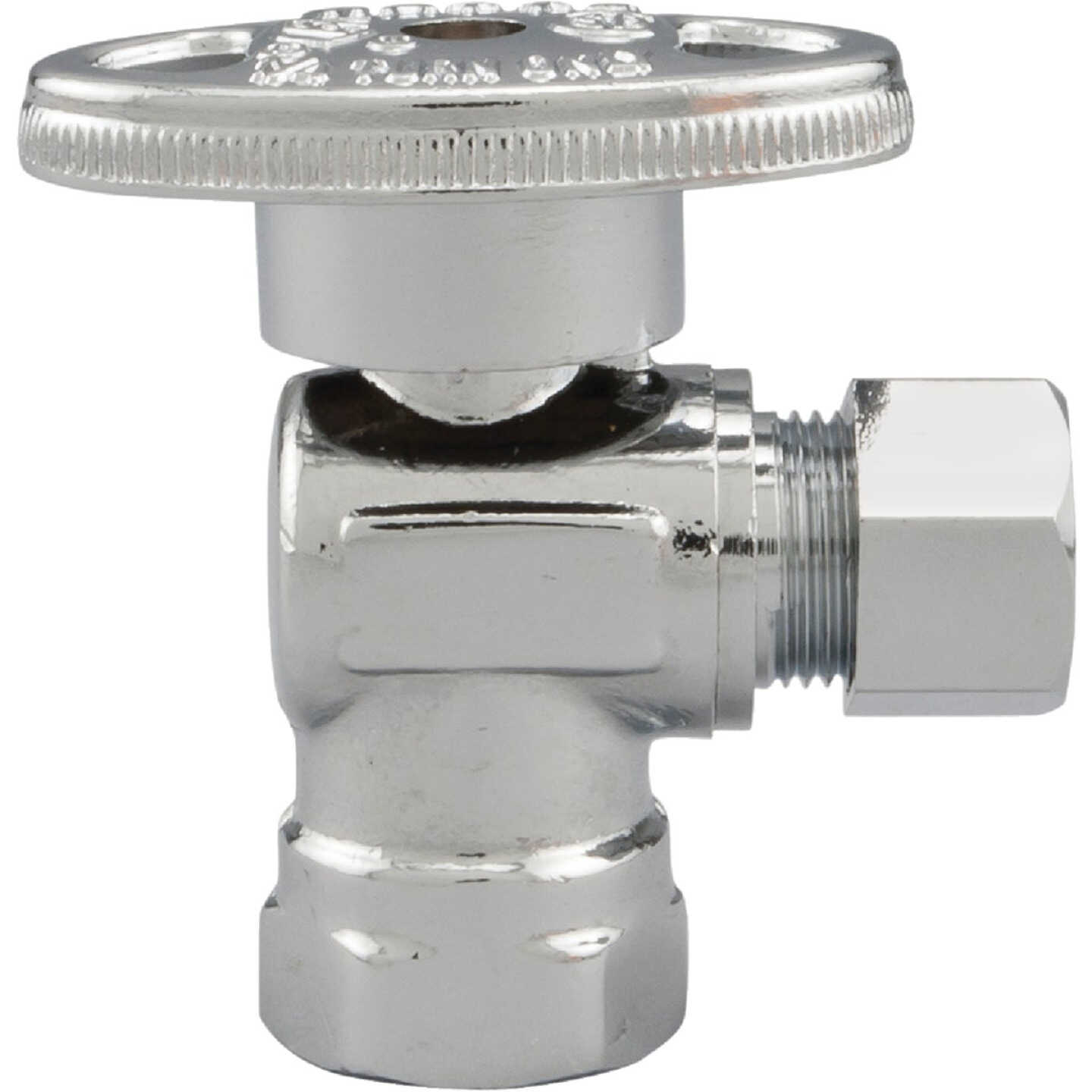 ProLine 3/8 In. FIP x 3/8 In. OD Quarter Turn Angle Stop Image 1