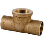 NIBCO 3/4 In. C x 3/4 In. C x 3/4 In. F Brass Low Lead Reducing Copper Tee Image 1