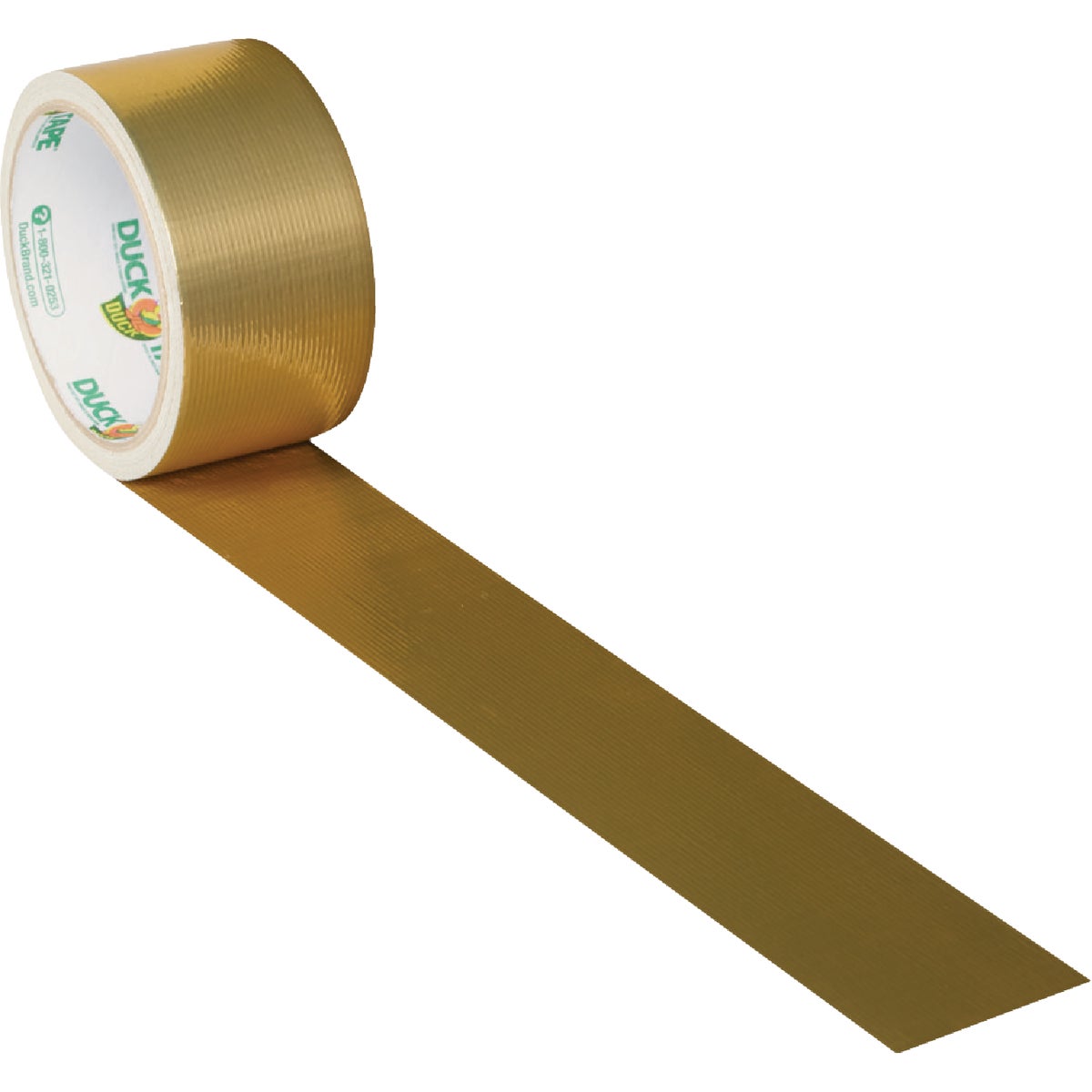 Duck Tape 1.88 In. x 10 Yd. Printed Duct Tape, Gold Metallic Image 3