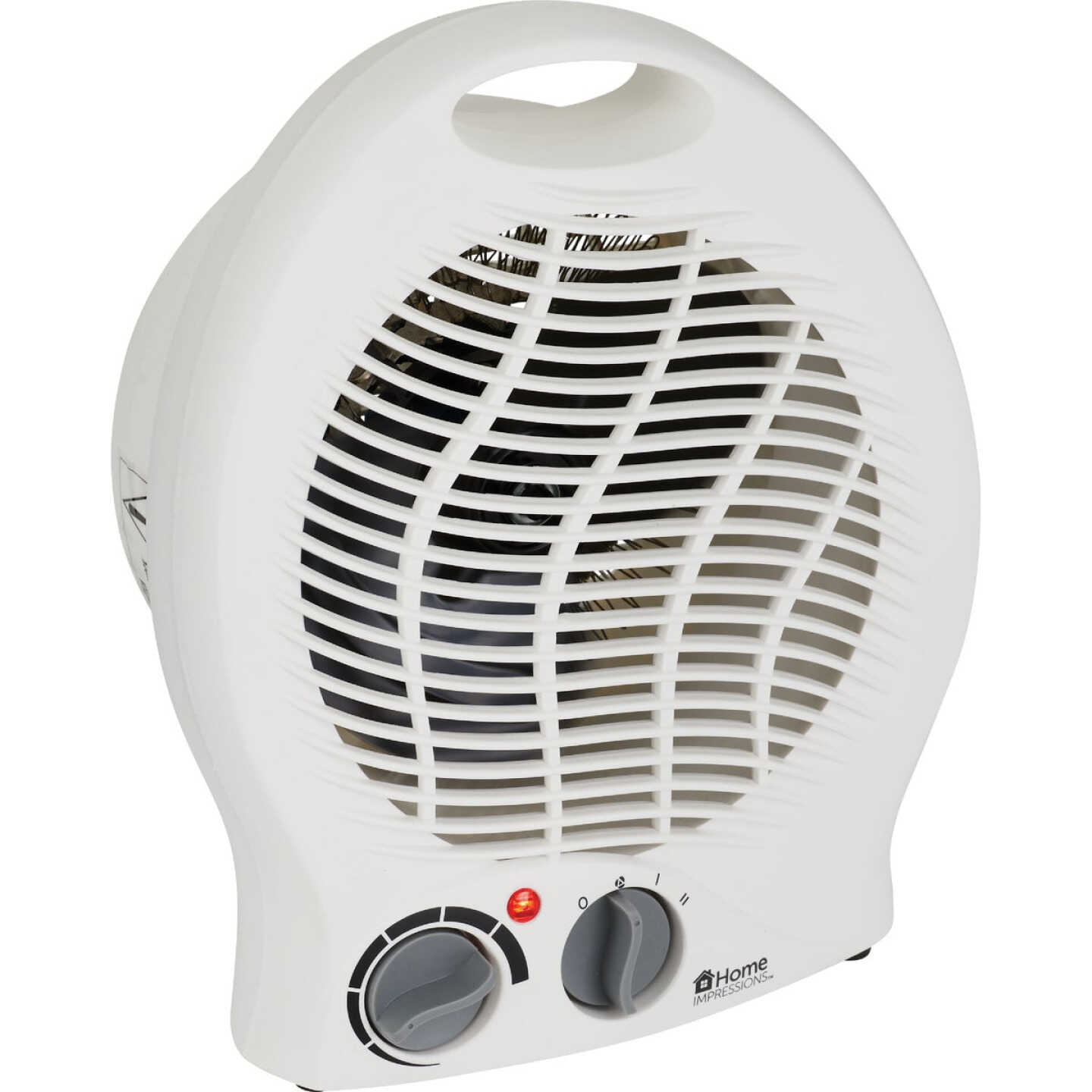 Home Impressions 1500W 120V Electric Space Heater, White Image 1