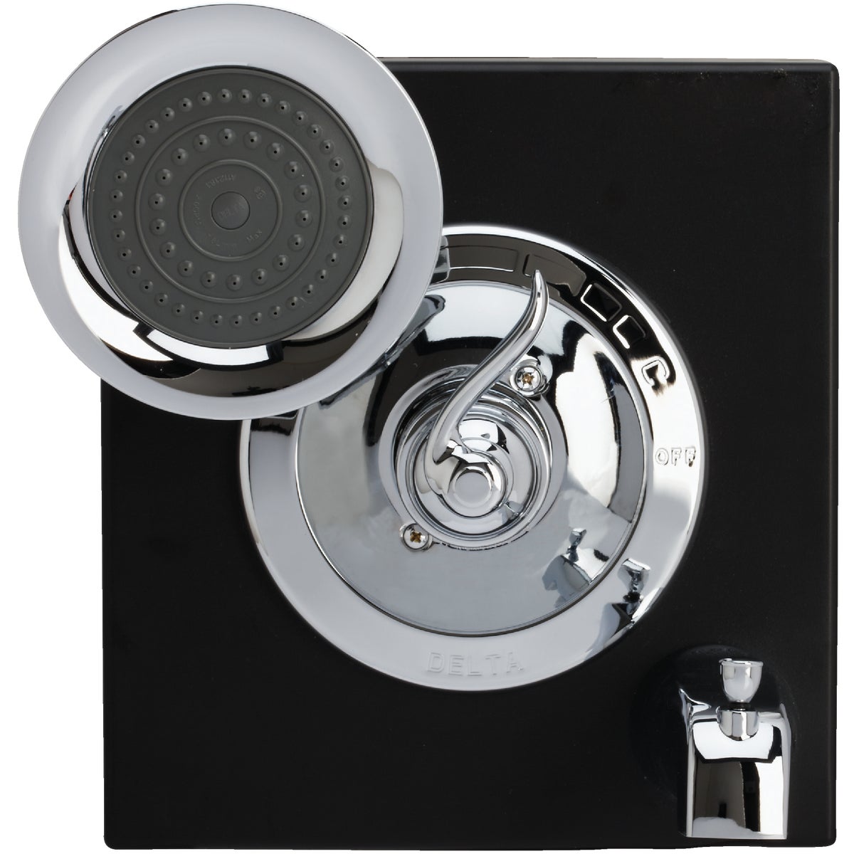 Delta Windemere Chrome Single-Handle Lever Tub & Shower Faucet Image 2