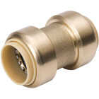 ProLine 1/2 In. PF Brass Push Fit Coupling Image 1