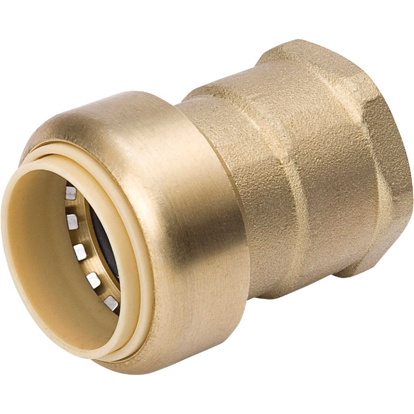 ProLine 1/2 In. PF x 1/2 In. FIP Brass Push Fit Female Adapter Image 1