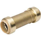 ProLine 1/2 In. PF Brass Push Fit Repair Coupling Image 1