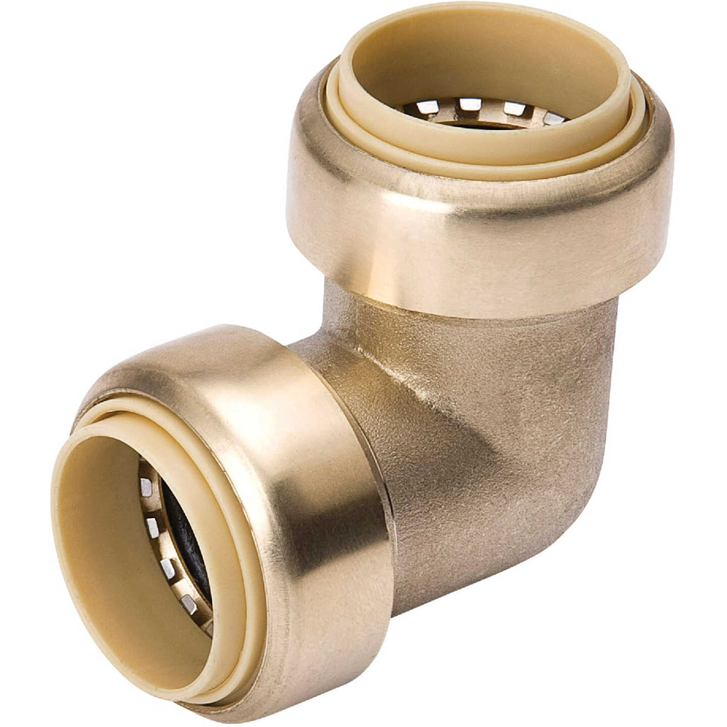 ProLine 1/2 In. PF Brass Push Fit 90 Elbow Image 1