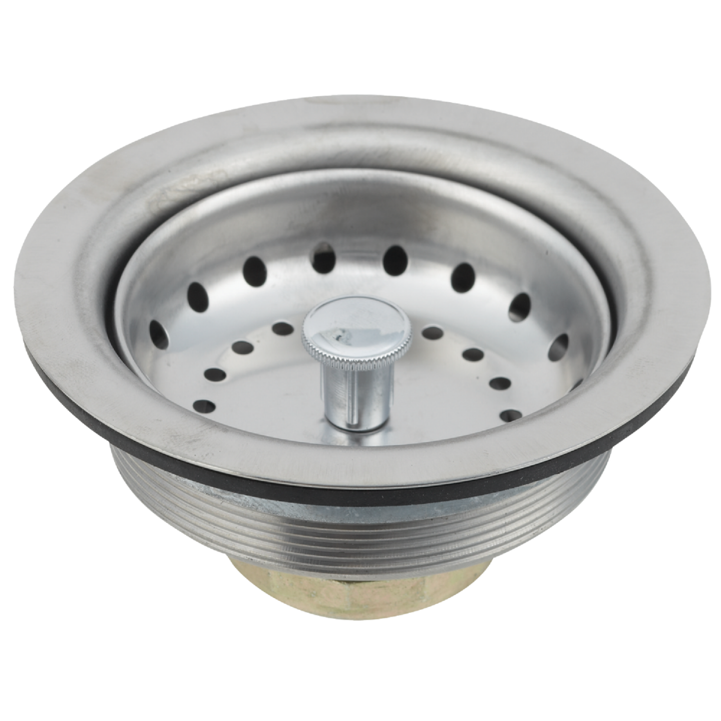 Do it 3-1/2 In. Stainless Steel Basket Chrome Housing Basket Strainer Assembly Image 1