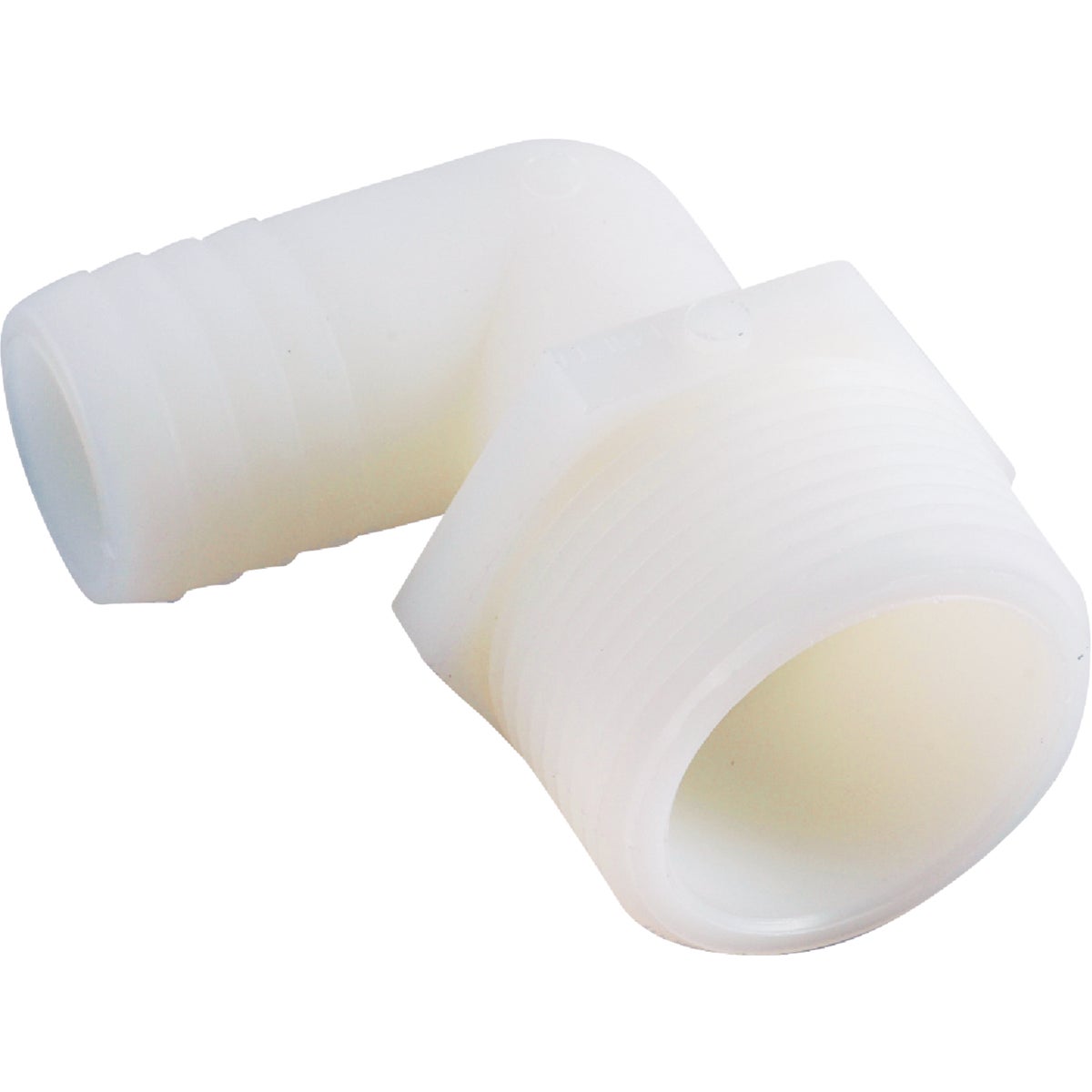 Anderson Metals 5/8 In. Barb x 1/2 In. MPT 90 Deg. Nylon Elbow Image 1