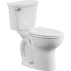 American Standard Cadet Chair Height White Elongated Bowl 1.28 GPF Toilet Image 1