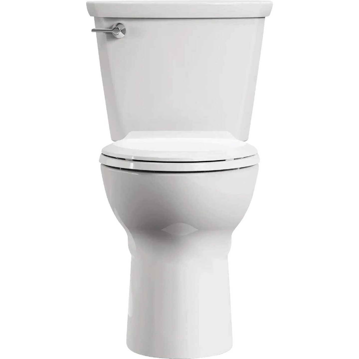 American Standard Cadet Chair Height White Elongated Bowl 1.28 GPF Toilet Image 6