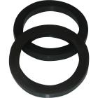 Lasco 1-1/2 In. x 1-1/4 In. Black Rubber Slip Joint Washer (2-Pack) Image 1