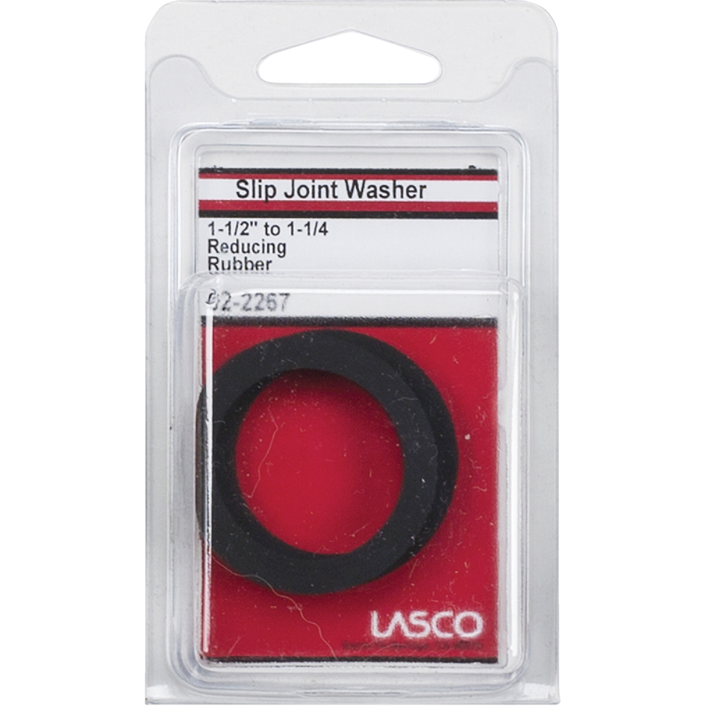 Lasco 1-1/2 In. x 1-1/4 In. Black Rubber Slip Joint Washer (2-Pack) Image 2