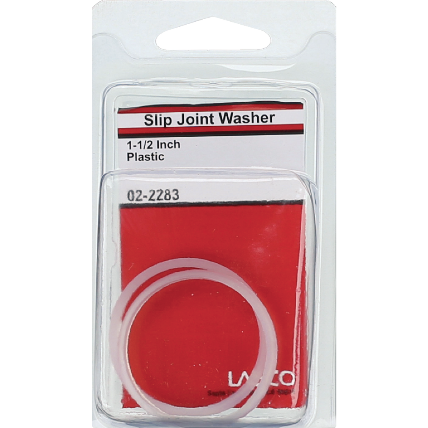 Lasco 1-1/2 In. White Plastic/Poly Slip Joint Washer (2-Pack) Image 1
