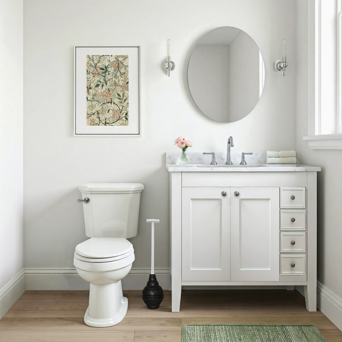 Korky Flexible Bellowed Head 6.5" Toilet Plunger Image 5