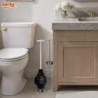 Korky Flexible Bellowed Head 6.5" Toilet Plunger Image 2