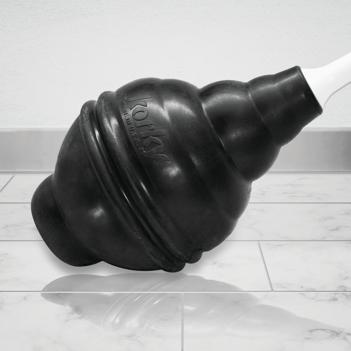Korky Flexible Bellowed Head 6.5" Toilet Plunger Image 3