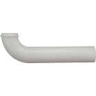 Keeney 1-1/2" x 7" White Polypropylene Wall Tube Image 1