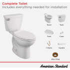 American Standard Cadet 3 10 In. Rough-In White Chair Height Elongated Bowl 1.28 GPF Toilet Image 3