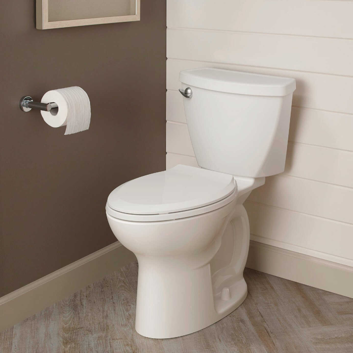 American Standard Cadet 3 10 In. Rough-In White Chair Height Elongated Bowl 1.28 GPF Toilet Image 4