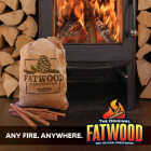 Fatwood 8 Lb. Fire Starter in Burlap Bag Image 6