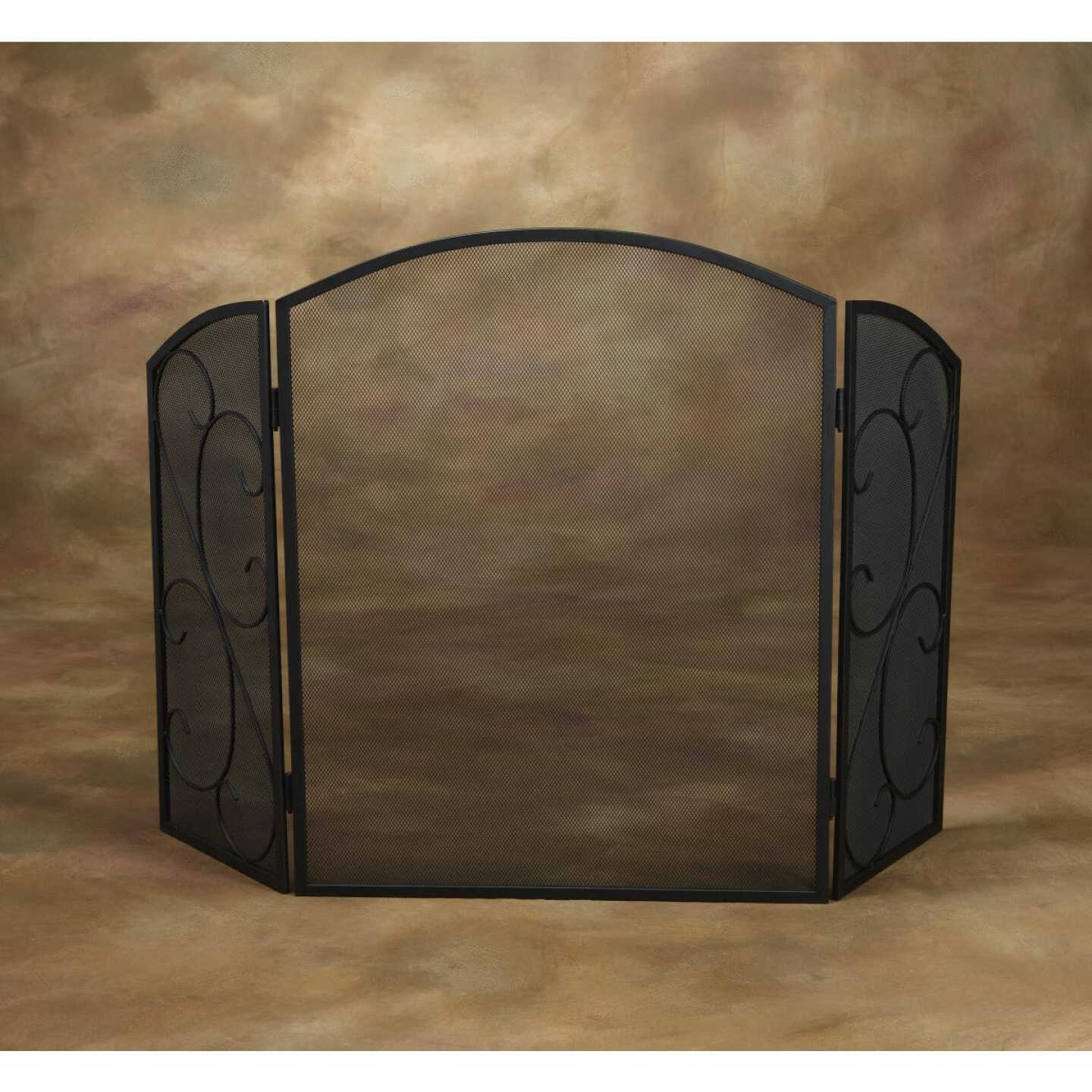 BLACK SCROLL FIRESCREEN Image 3