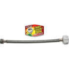 Fluidmaster Click Seal 3/8 In. Comp x 7/8 In. Ballcock x 12 In. L Braided Stainless Steel Toilet Connector Image 3