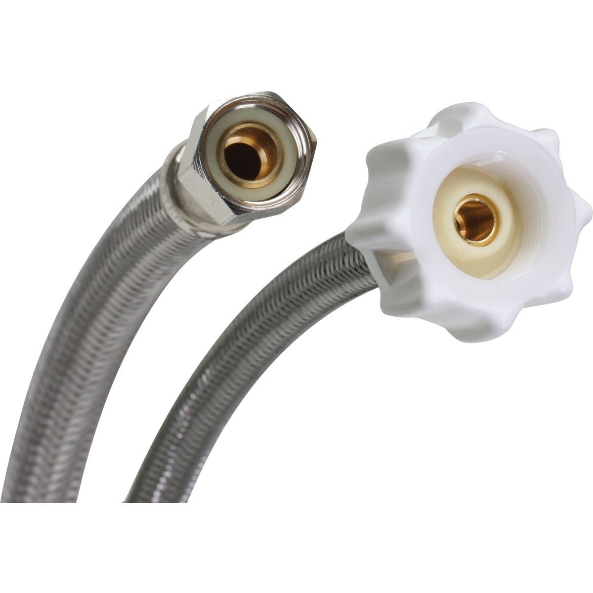 Fluidmaster Click Seal 3/8 In. Comp x 7/8 In. Ballcock x 20 In. L Braided Stainless Steel Toilet Connector Image 1