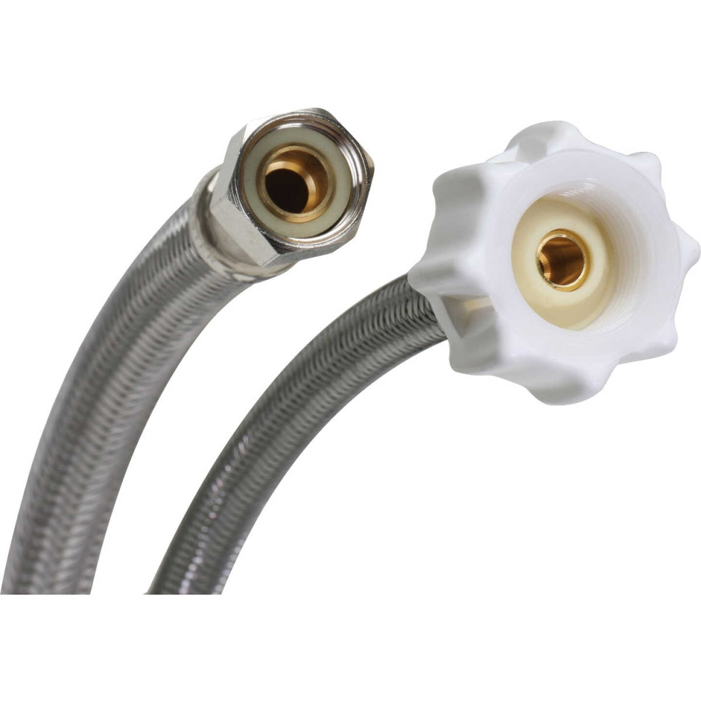 Fluidmaster Click Seal 3/8 In. Comp x 7/8 In. Ballcock x 20 In. L Braided Stainless Steel Toilet Connector Image 1