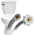 Fluidmaster Click Seal 3/8 In. Comp x 7/8 In. Ballcock x 20 In. L Braided Stainless Steel Toilet Connector Image 4