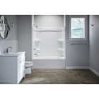 Sterling Ensemble Curve 30 In. W x 72-1/2 In. H 2- Piece Shower End Wall Set in White Image 3
