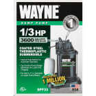 Wayne SPF Series 1/3 HP 115V Submersible Sump Pump Image 2