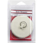 Lasco 1-1/2 In. to 2 In. White Ruber Bathtub Drain Stopper Image 2