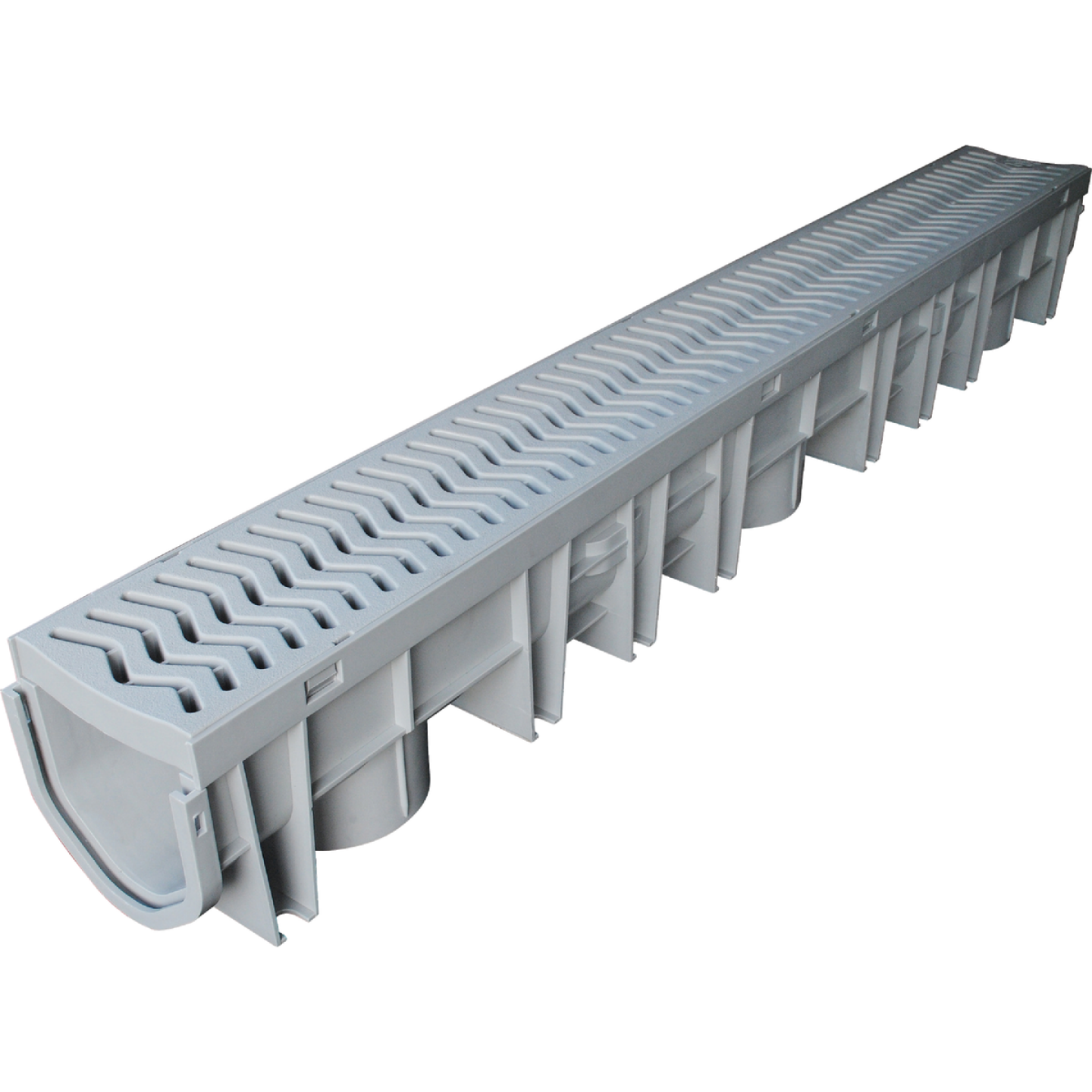 Fernco 39.5 In. Gray Polypropylene Storm Channel Drain Image 1