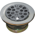 Lasco 2 In. Opening Chrome Plated Flat Top Strainer Assembly Image 1