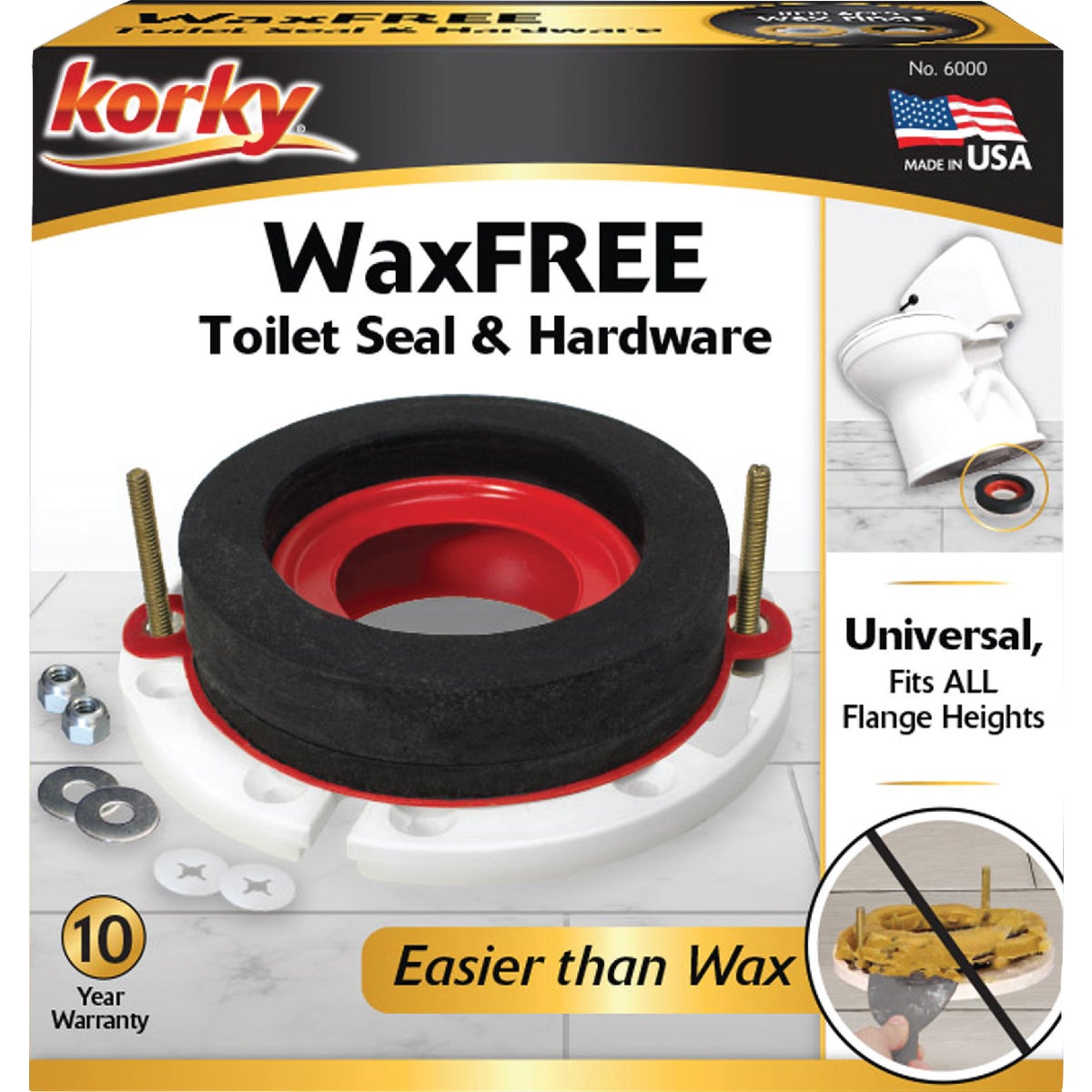 Korky Wax-Free Toilet Gasket  Image 5