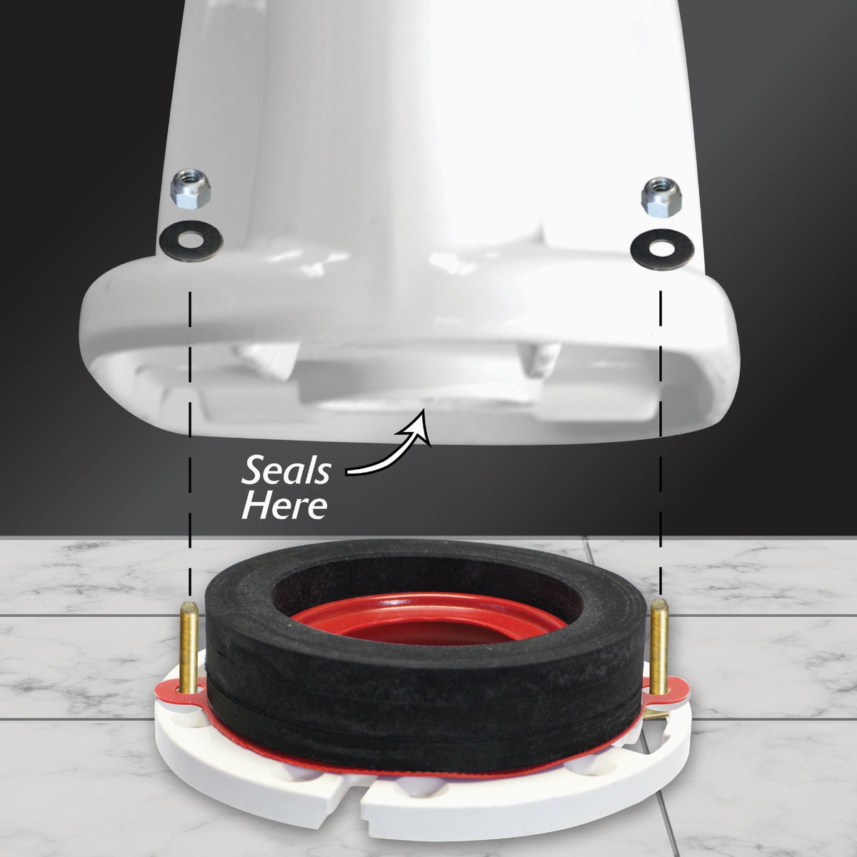 Korky Wax-Free Toilet Gasket  Image 4