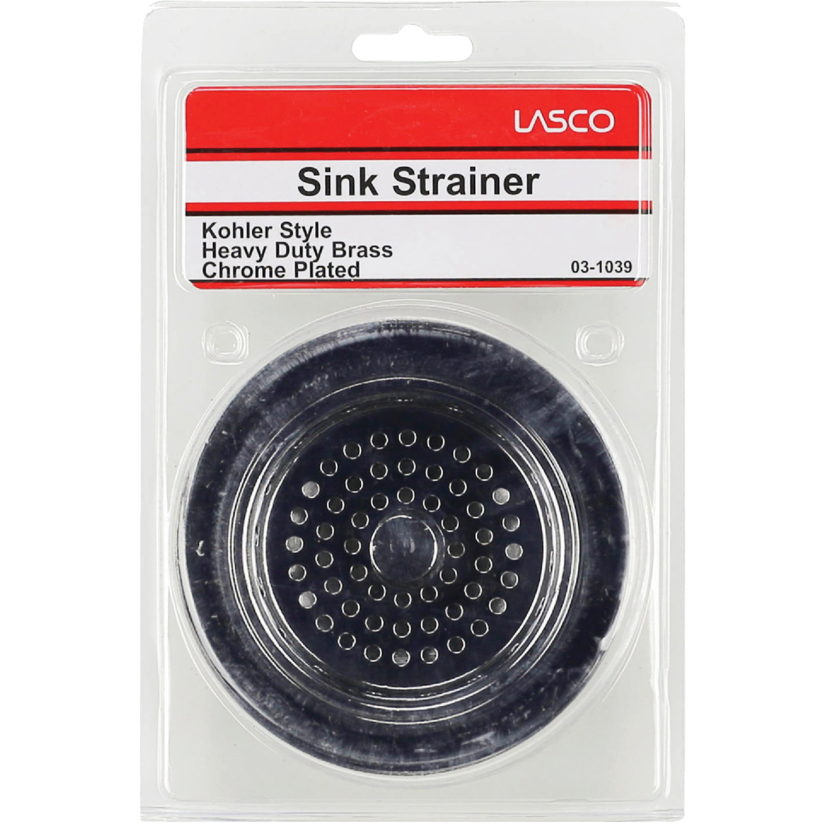 Lasco 3-1/2 In. Chrome Heavy-Duty Basket Strainer Assembly for Kohler Image 2