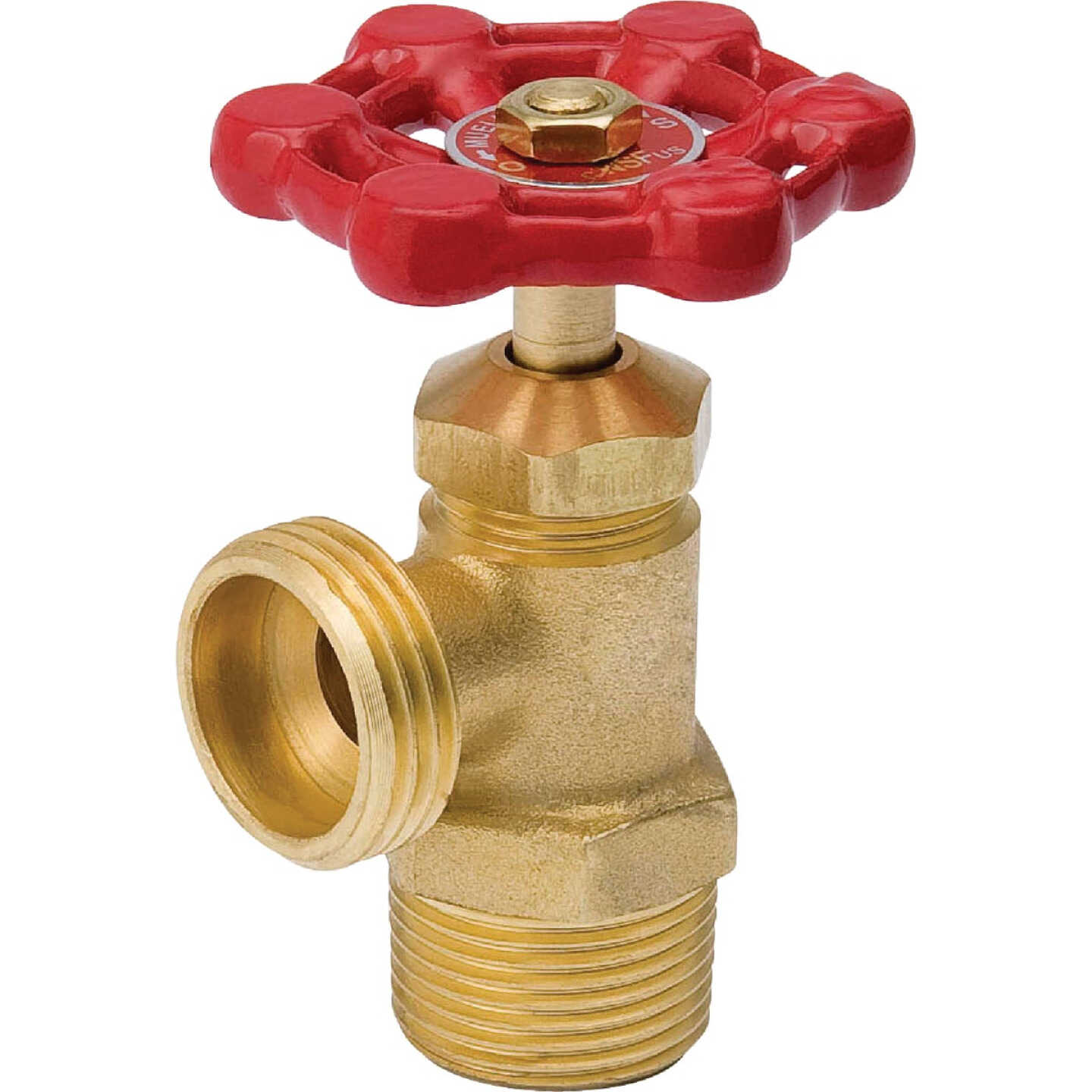 ProLine 1/2 In. MIP x 3/4 In. MHT Brass Lead-Free Boiler Drain Image 1