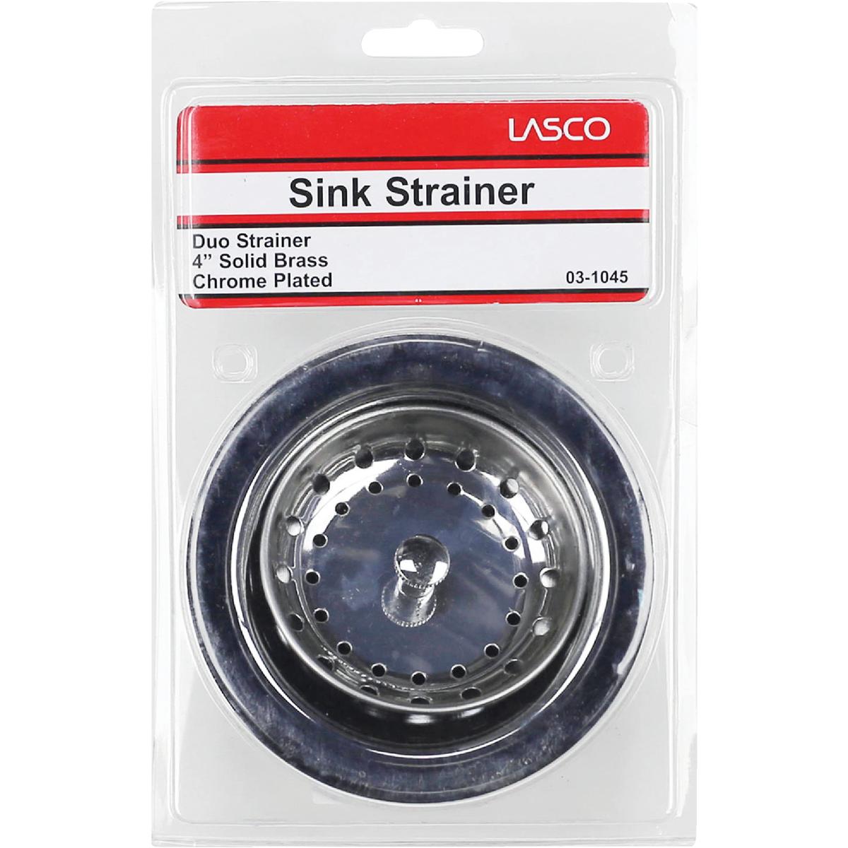 Lasco 3-1/2 In. Chrome Basket Strainer Assembly Image 2