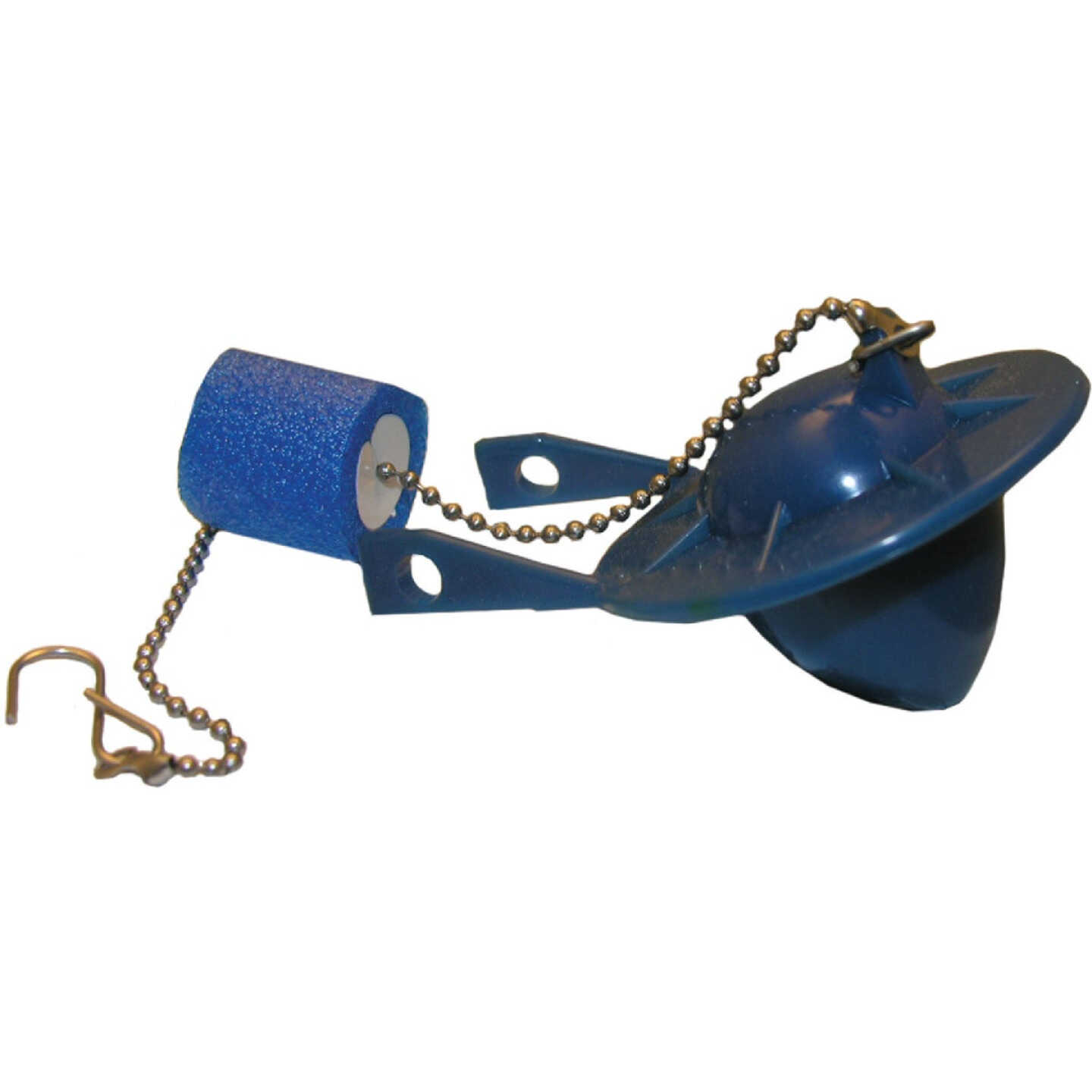 Lasco Universal Vinyl Flapper with Weep Hole and Float and Chain Image 1