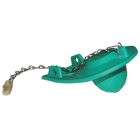 Lasco Duraflap Magnus Green 3-In-1 Toilet Flapper with Chain Image 1