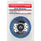 Lasco 3-1/2 In. Chrome Plated Plastic Body Duo Basket Strainer Assembly Image 2