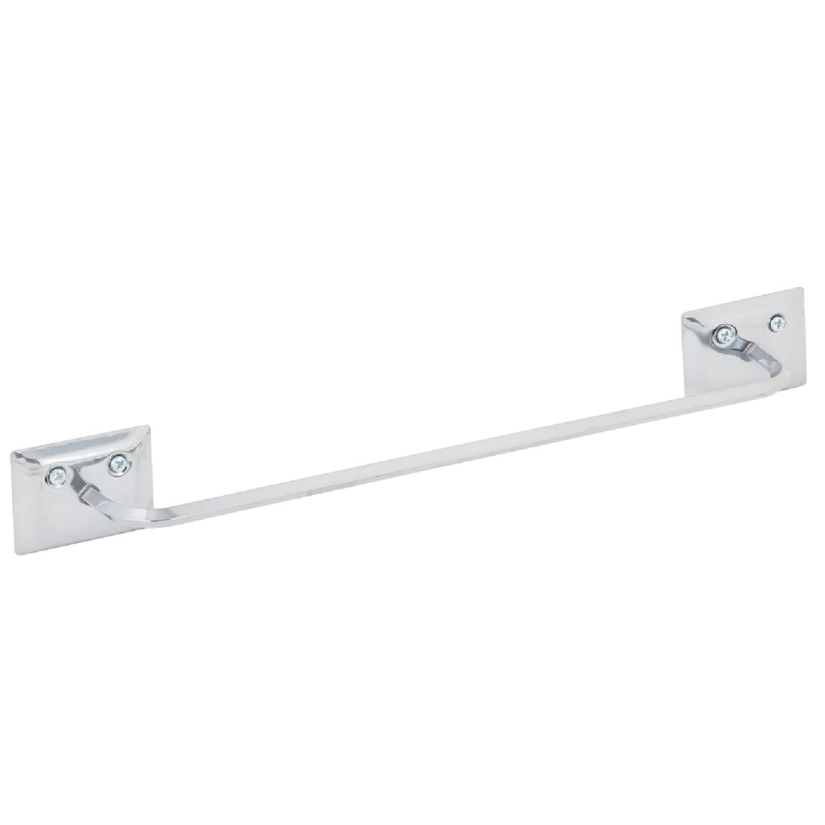 Decko Diamond Bar Design 12 In. Chrome Towel Bar Image 1