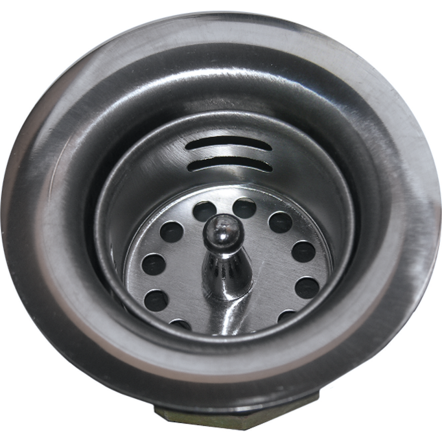 Lasco 2 In. Jr. Duo Chrome Plated Stainless Steel Basket Strainer Assembly Image 1