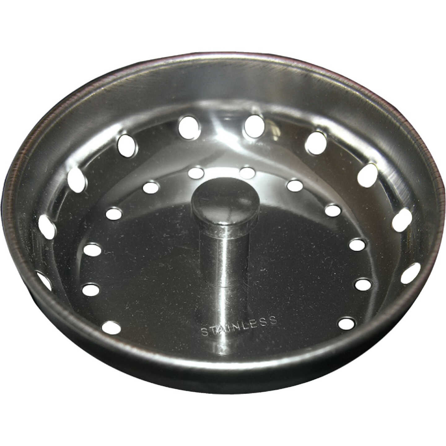 Lasco 3-1/4 In. Chrome 4-Prong Sink Basket Strainer Cup Image 1